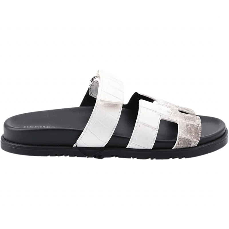 Hermes Chypre sandal Himalaya Crocodile Limited.