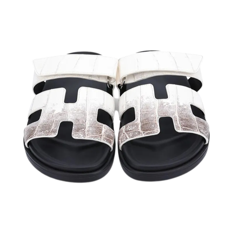 Hermes Chypre sandal Himalaya Crocodile Limited.