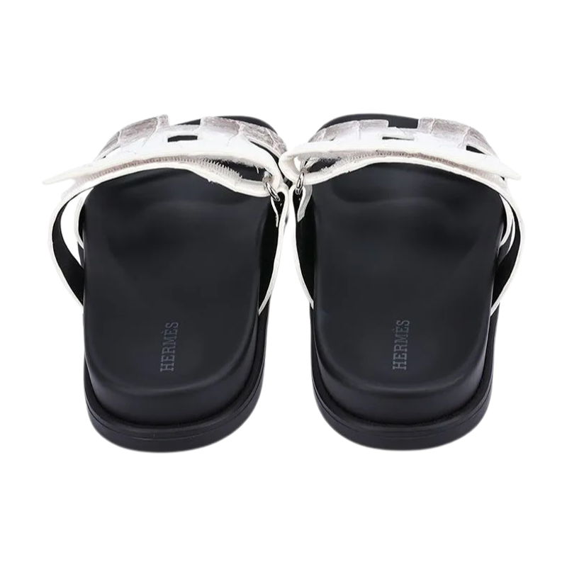 Hermes Chypre sandal Himalaya Crocodile Limited.