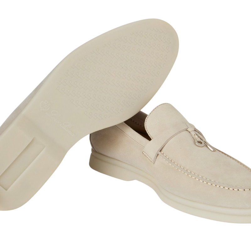 Loro piana Summer Charms Walk Loafer'Powder Pearl'