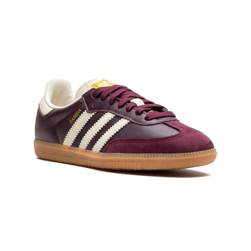 Adidas Samba OG Maroon – Gold Metallic