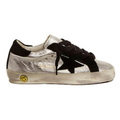 Golden Goose Super-Star – Silver Black