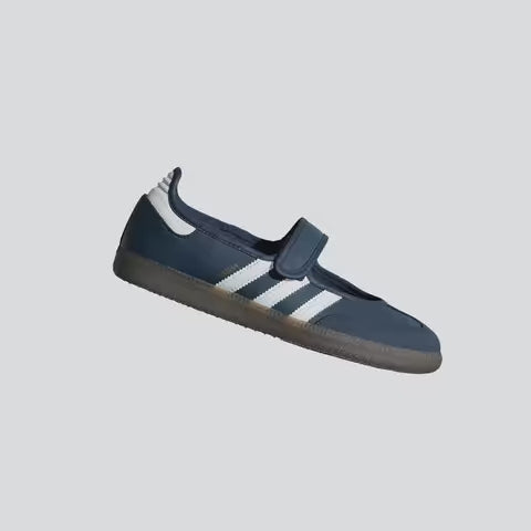 Adidas Samba Jane Shoes Crew Navy / Cloud White / Gold Metallic