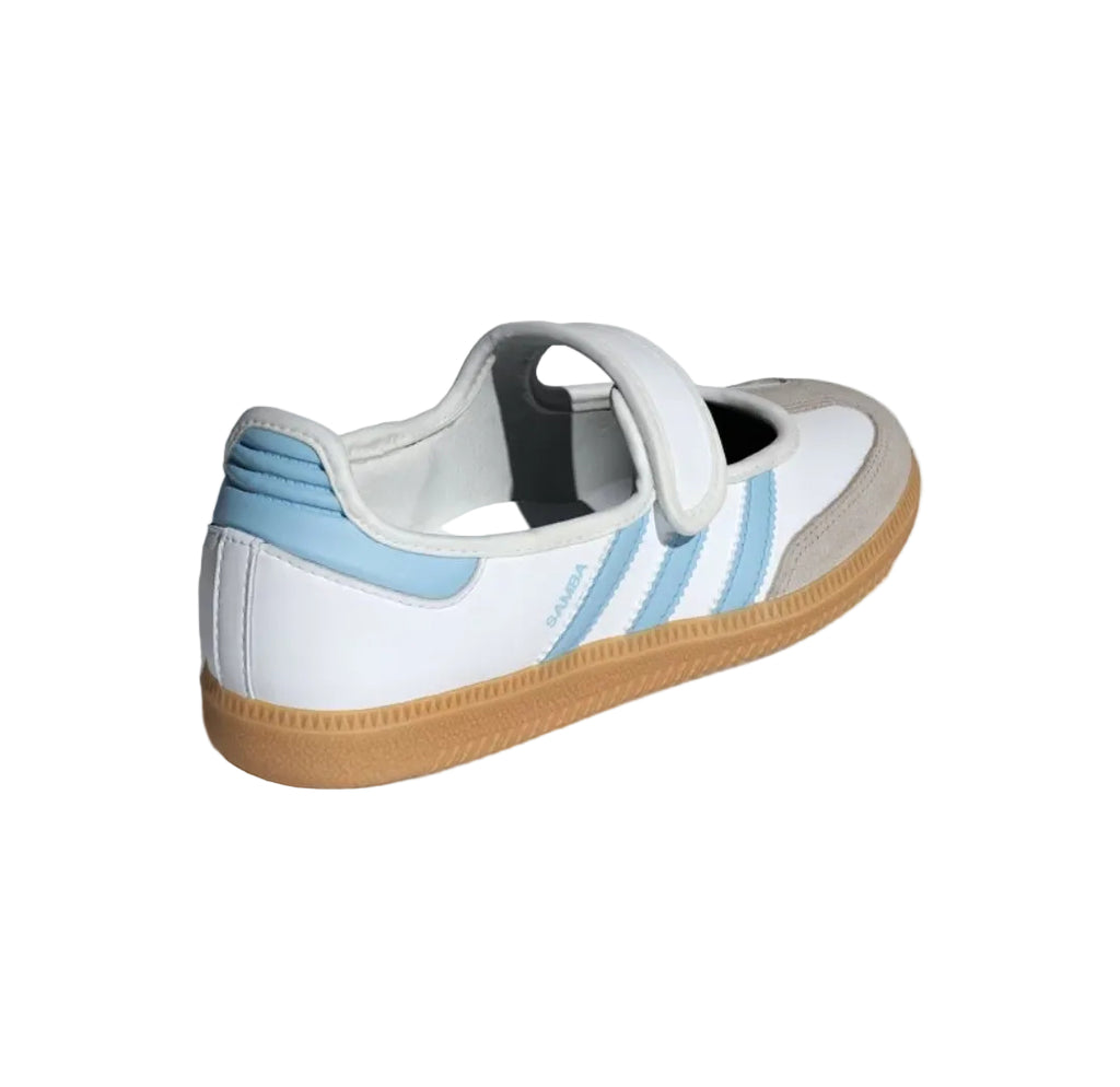 Adidas Samba Jane Shoes Kids White / Clear Sky / Gum