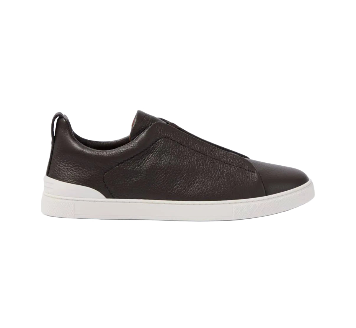 Zegna Triple Stitch secondskin Leather Sneakers