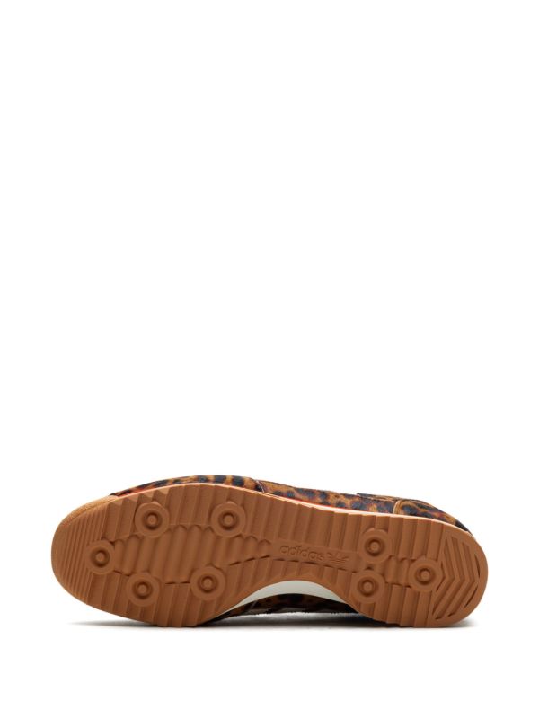Adidas SL 72 brown leopard white orange