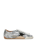 Golden goose True-Star in silver sequins with black star