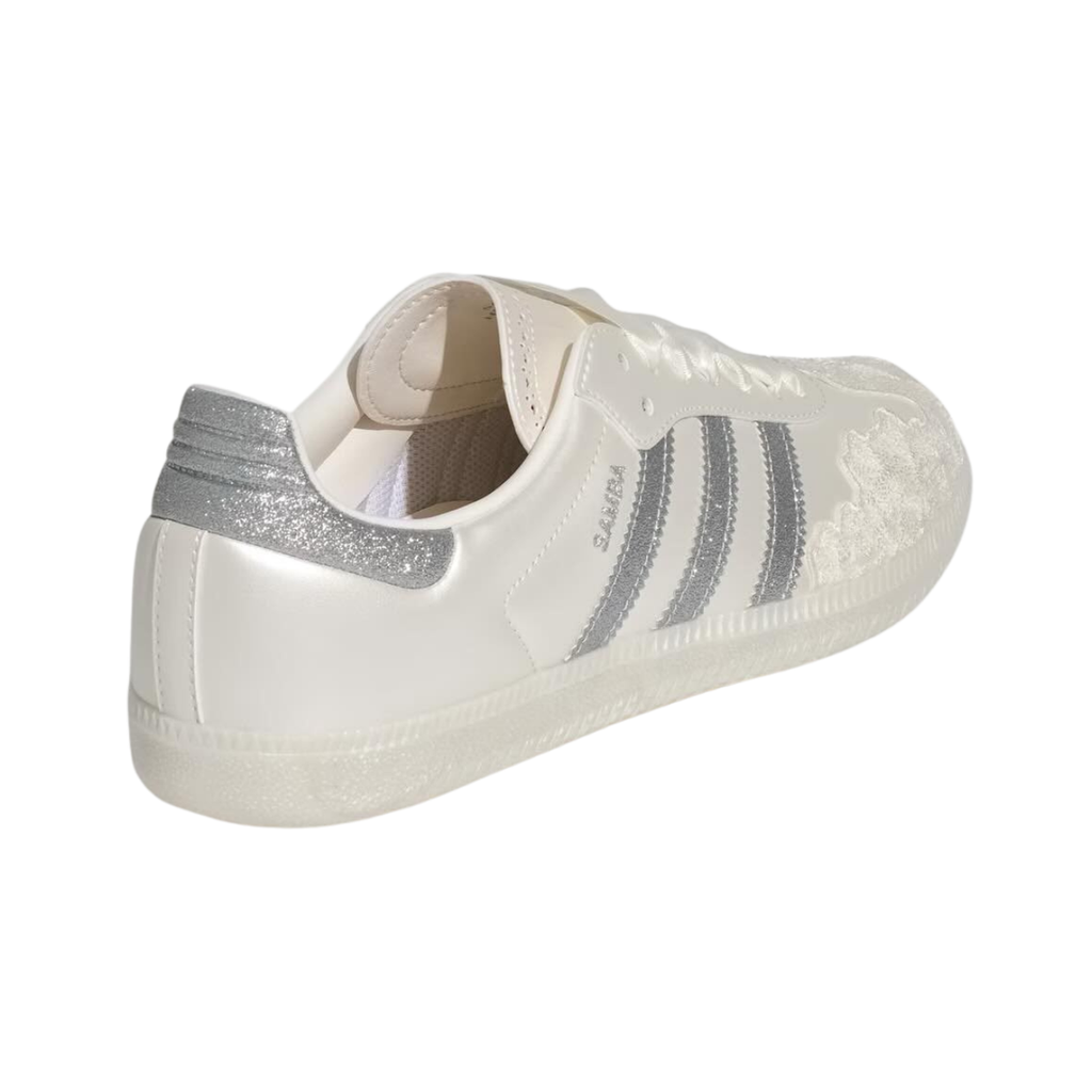 Adidas samba og chalk white silver metallic sneakers