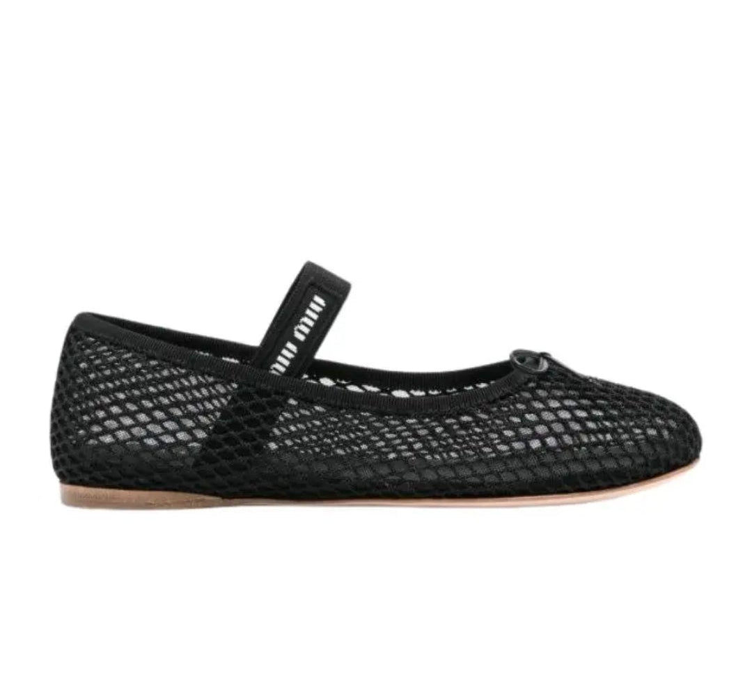 Miu Miu Ballerinas Black