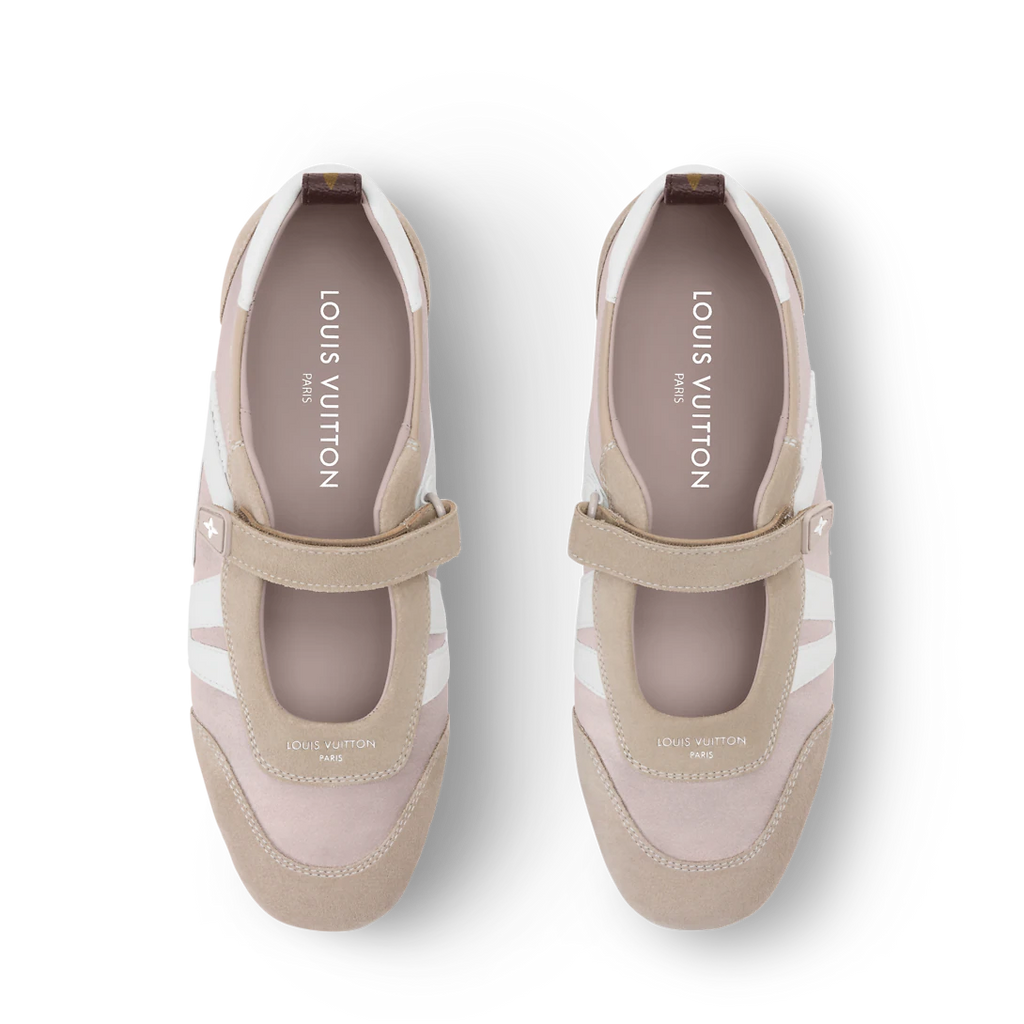 Louis Vuitton LV Sneakerina Mary Jane Beige