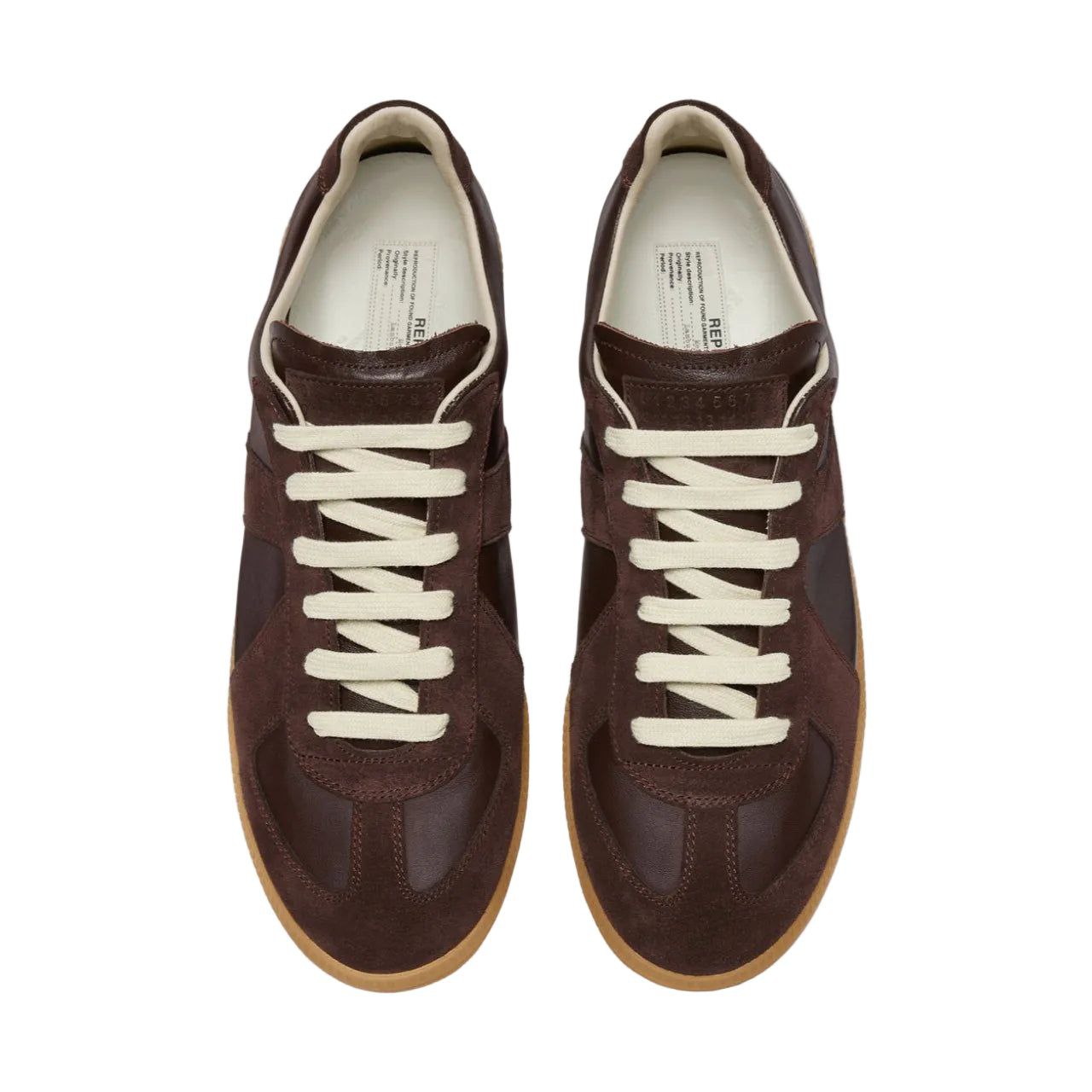 Maison Margiela - Replica leather and suede sneakers