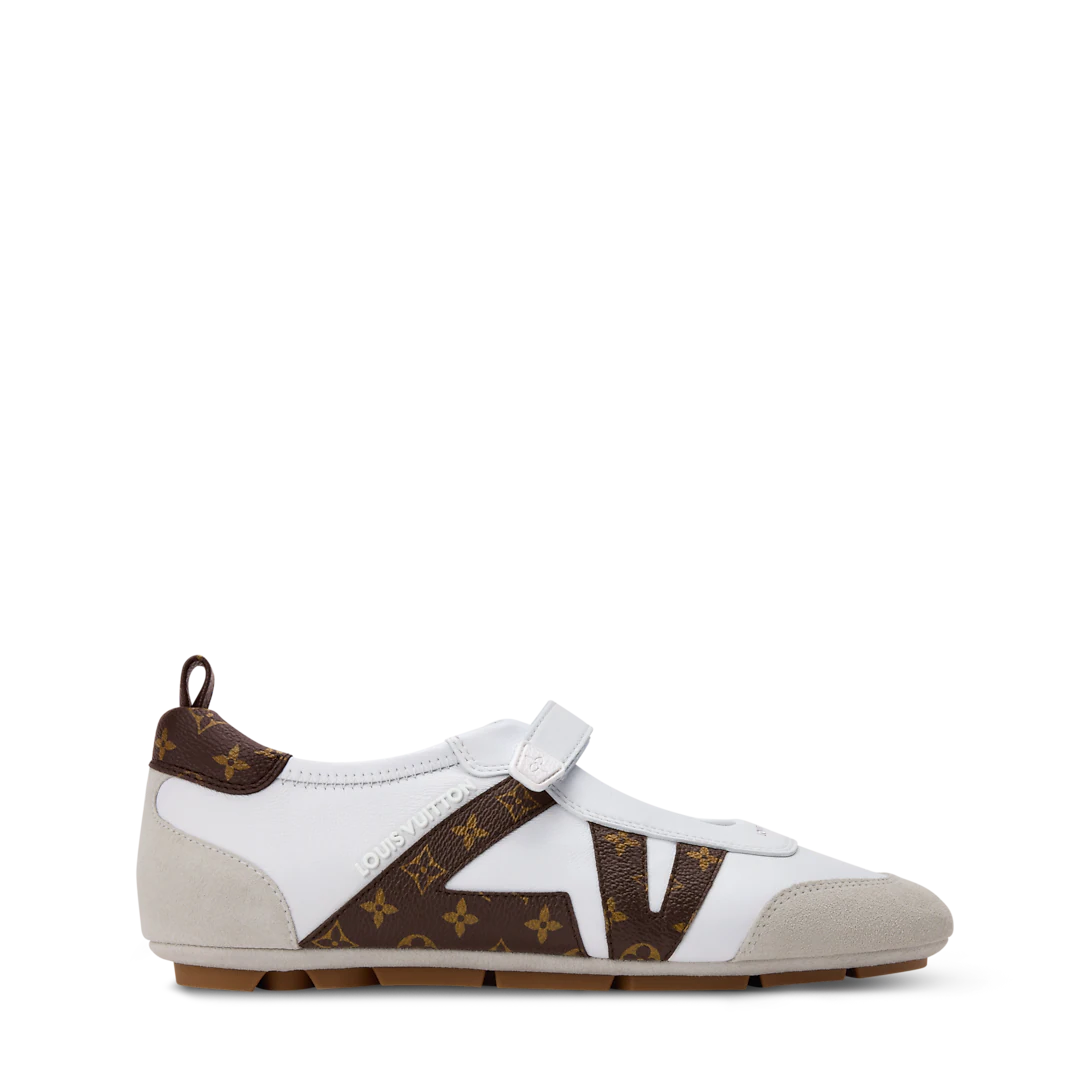 Louis Vuitton LV Sneakerina Mary Jane white