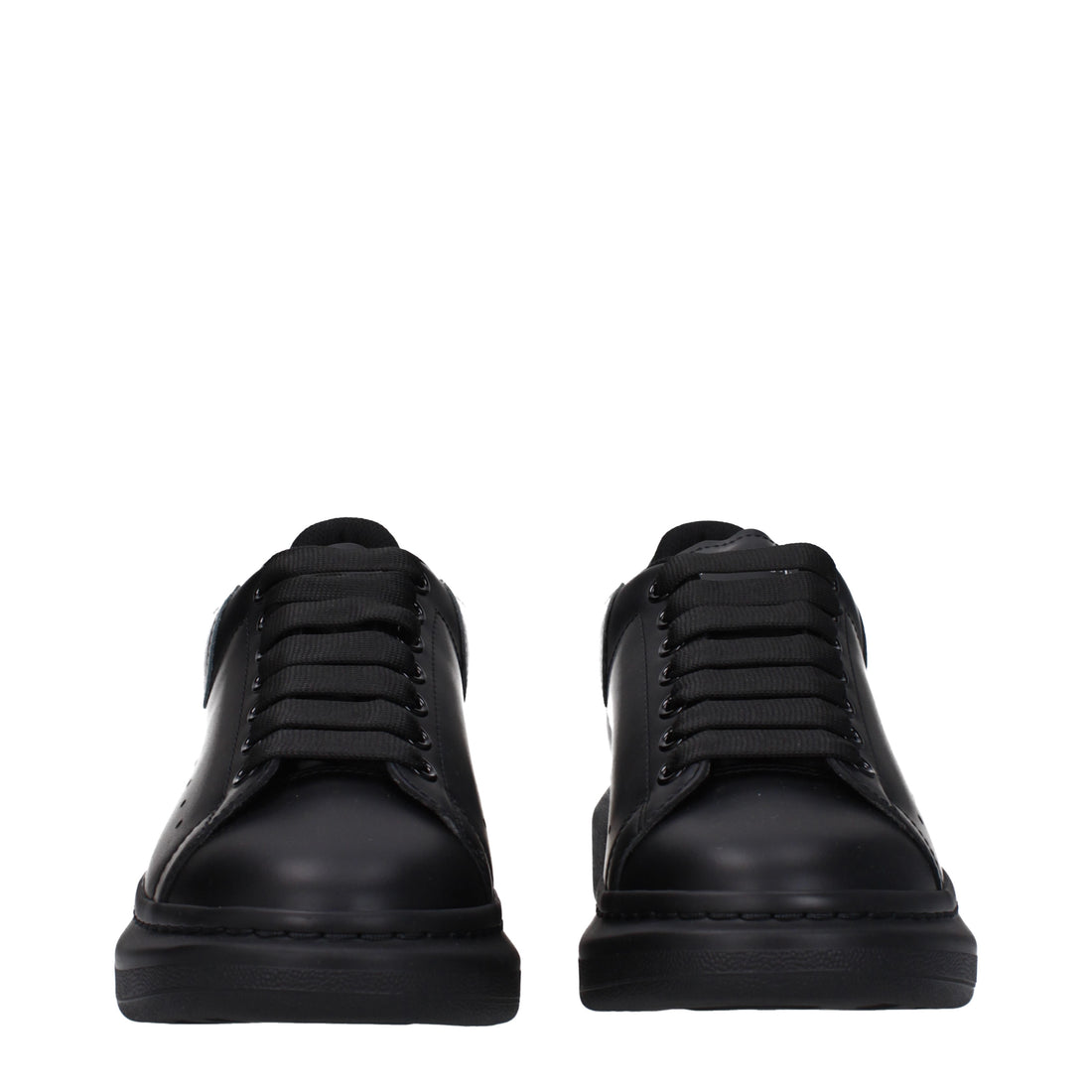 Alexander McQueen Sneakers Men Leather Black/Silver