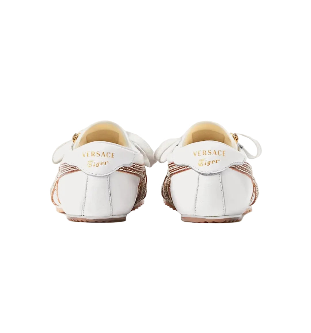 Versace x Onitsuka Tiger - TAI-CHI Sakura Nappa Brown / White Low Top Sneakers