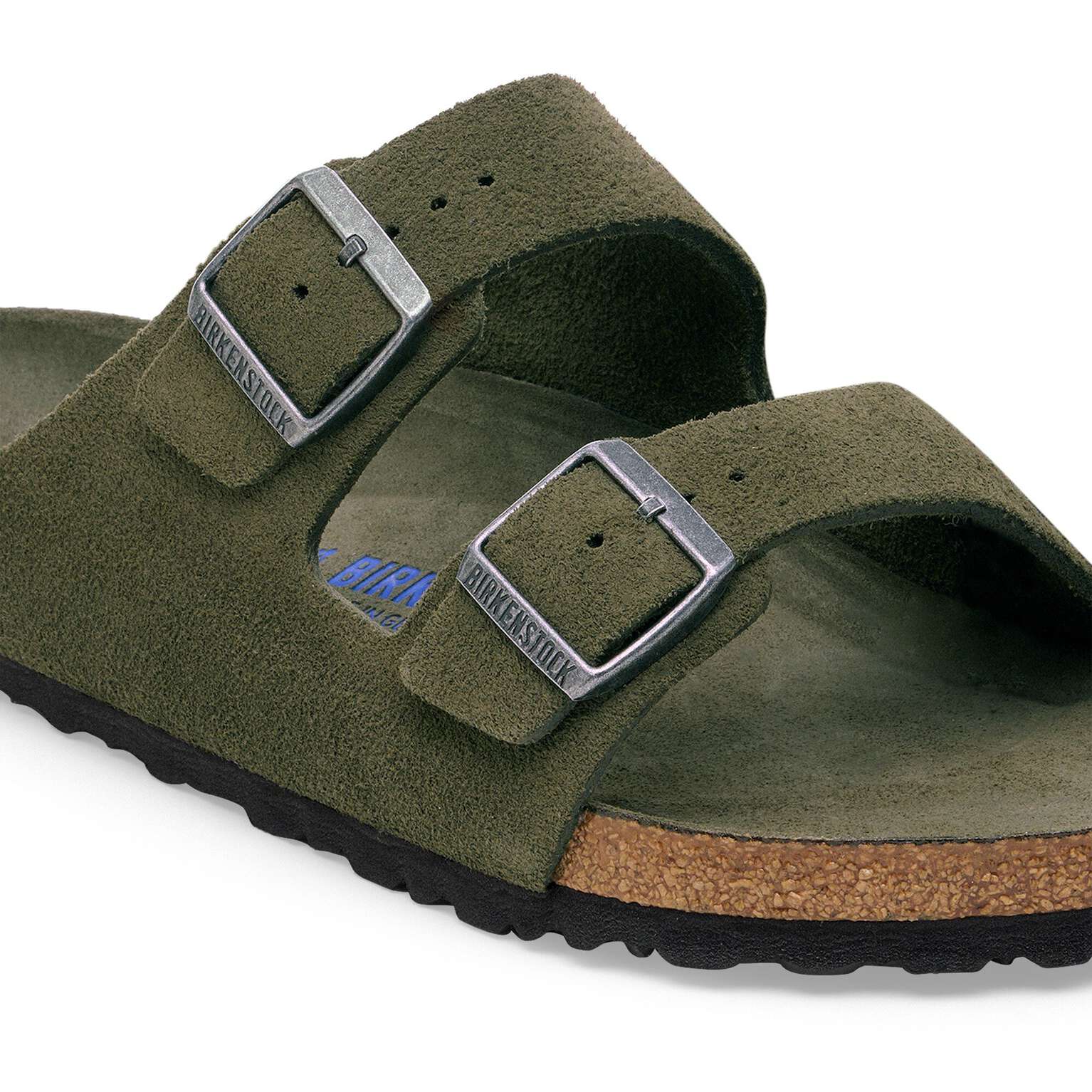 Birkenstock Arizona soft sole Suede leather Thyme Tonal FB
