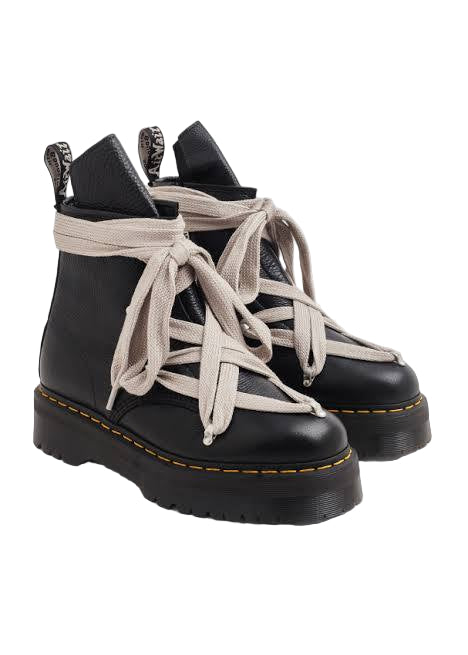 Dr Martens Rick Owens Leather Platform Boots