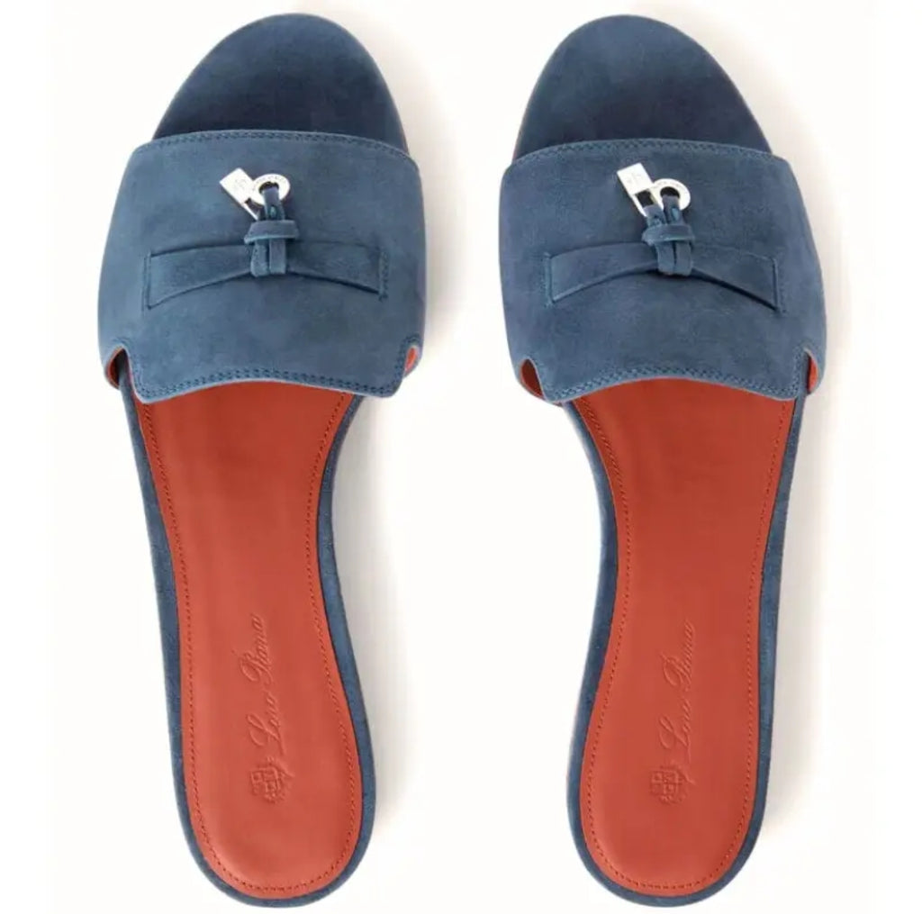 Loro piana Summer Charms Sandal Suede Goatskin