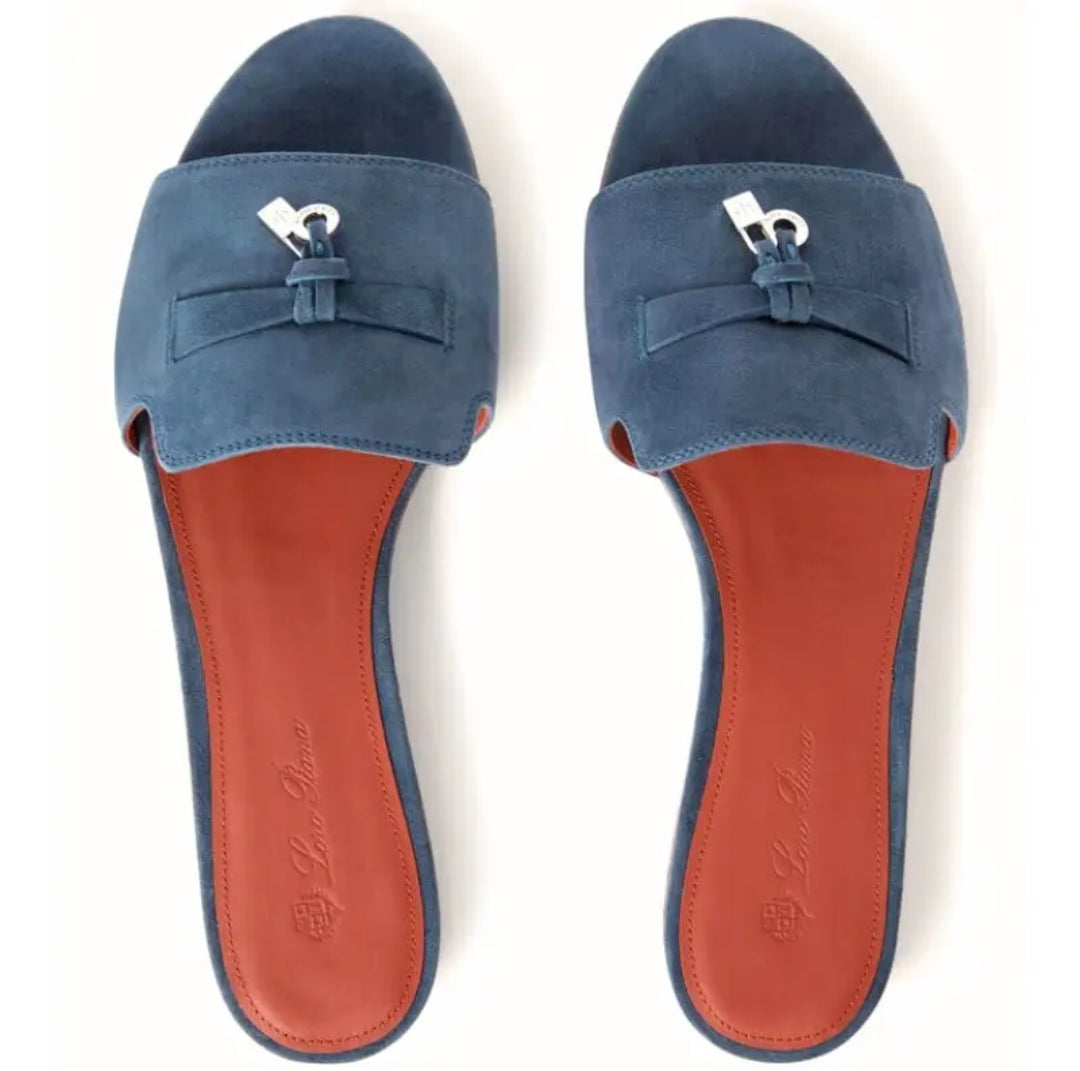 Loro piana Summer Charms Sandal Suede Goatskin
