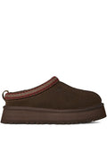 UGG braided-trim platform slippers