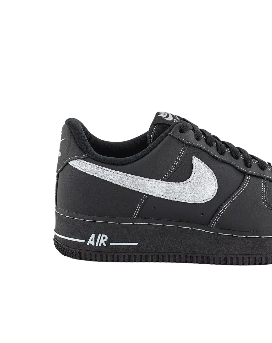 Air Force1 07 Trainers Black Wolf Grey Black