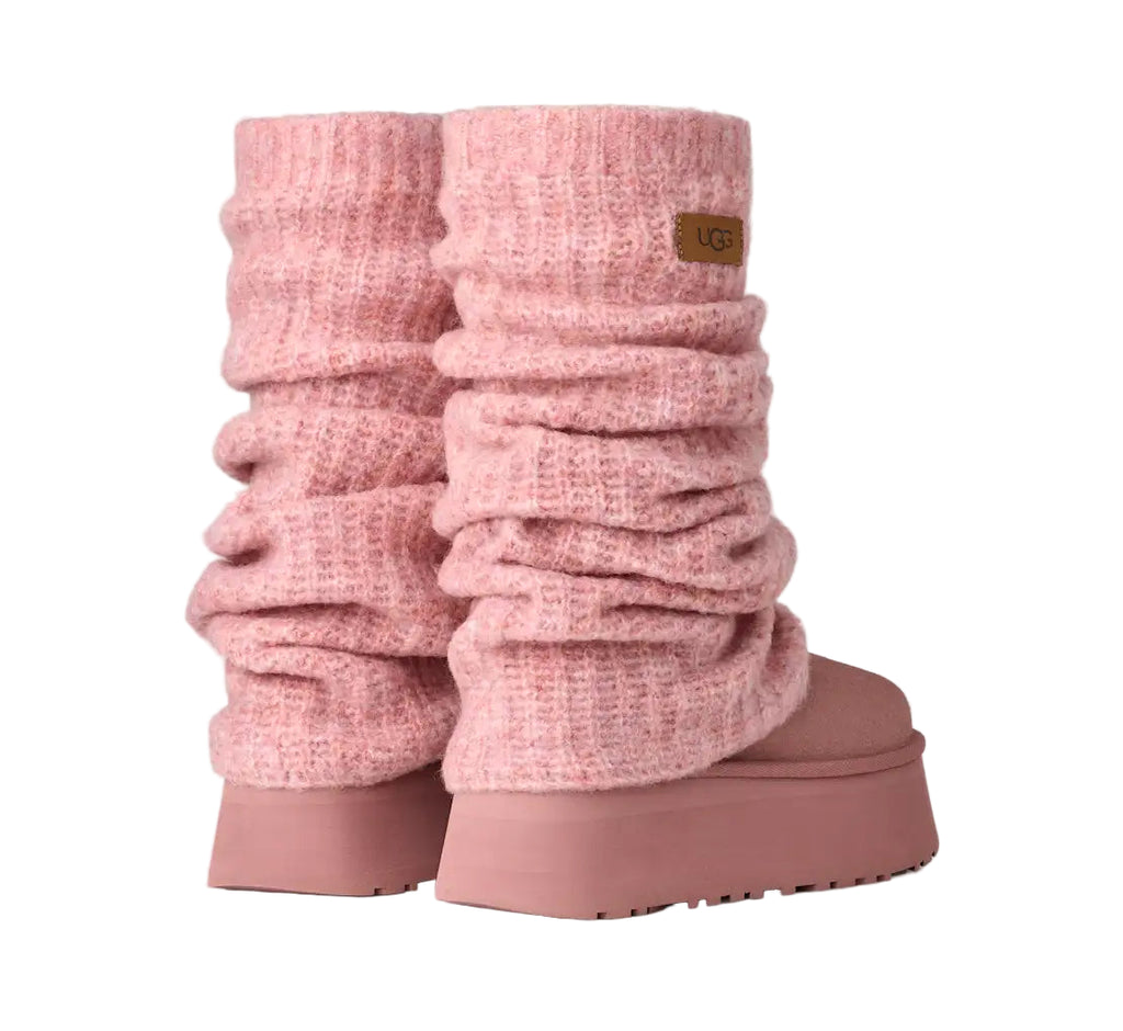 UGG Classic Mini Dipper  Legwarmer pink dawn