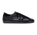 Golden Goose Men's
Super-Star in black nappa with black suede star and heel tab