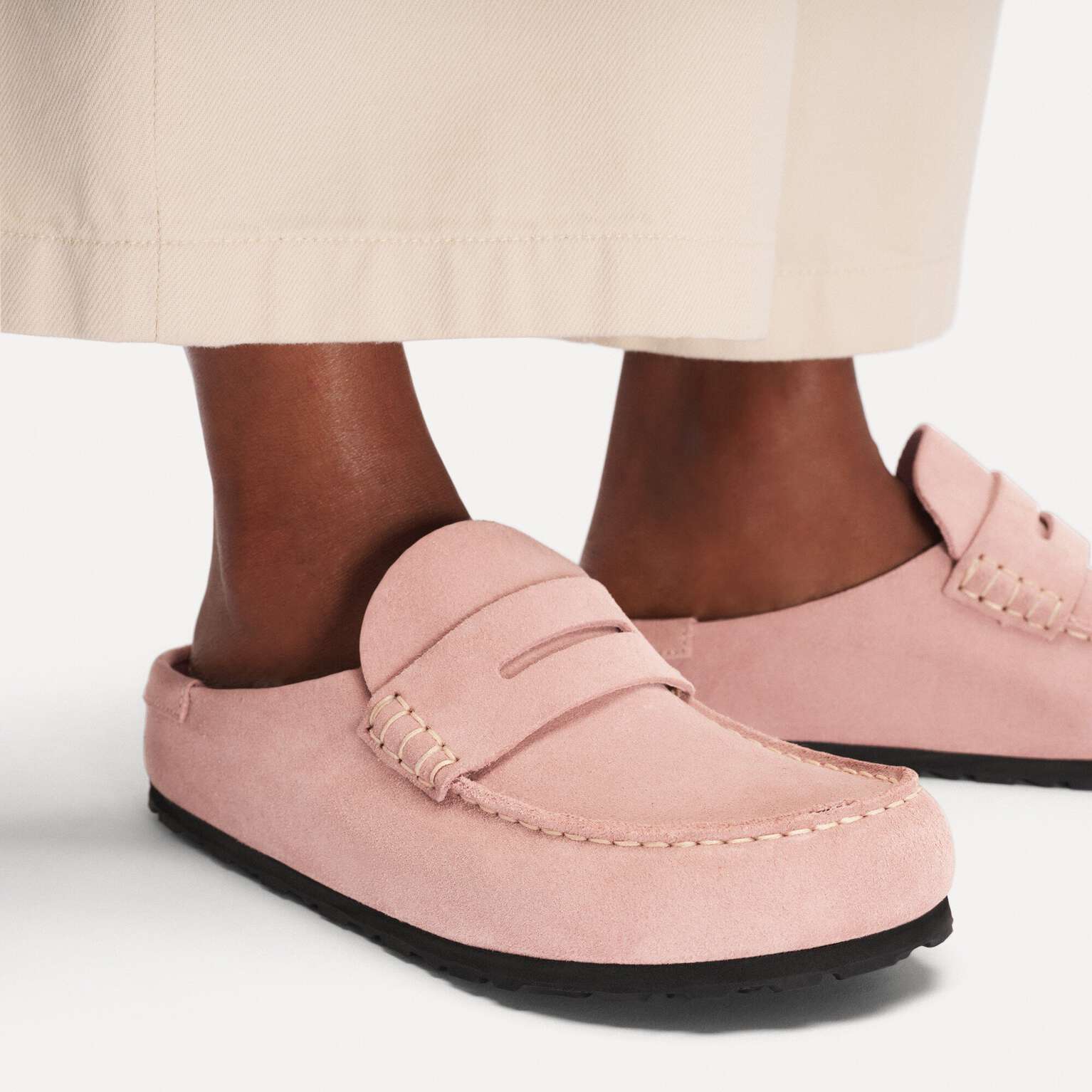 Birkenstock Naples Suede leather Pink