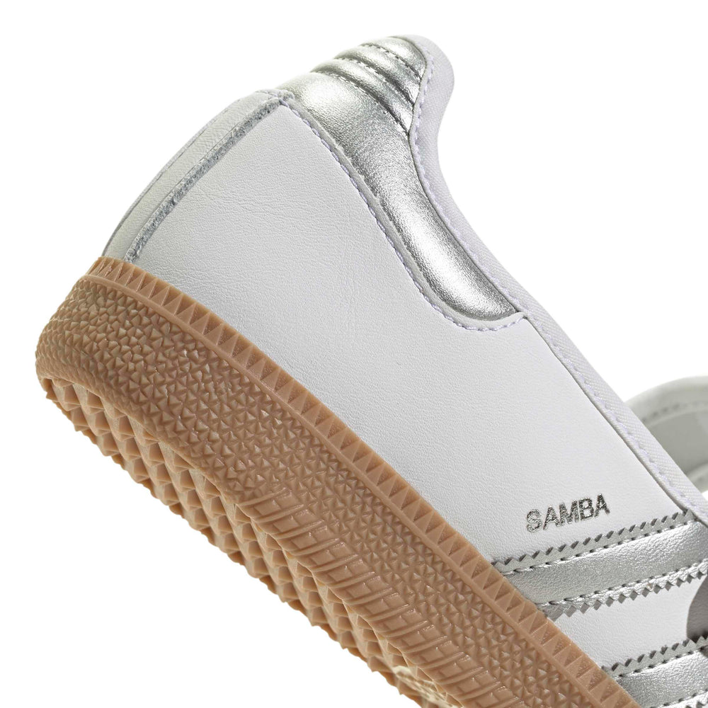 Adidas Samba Jane White Sliver Metallic