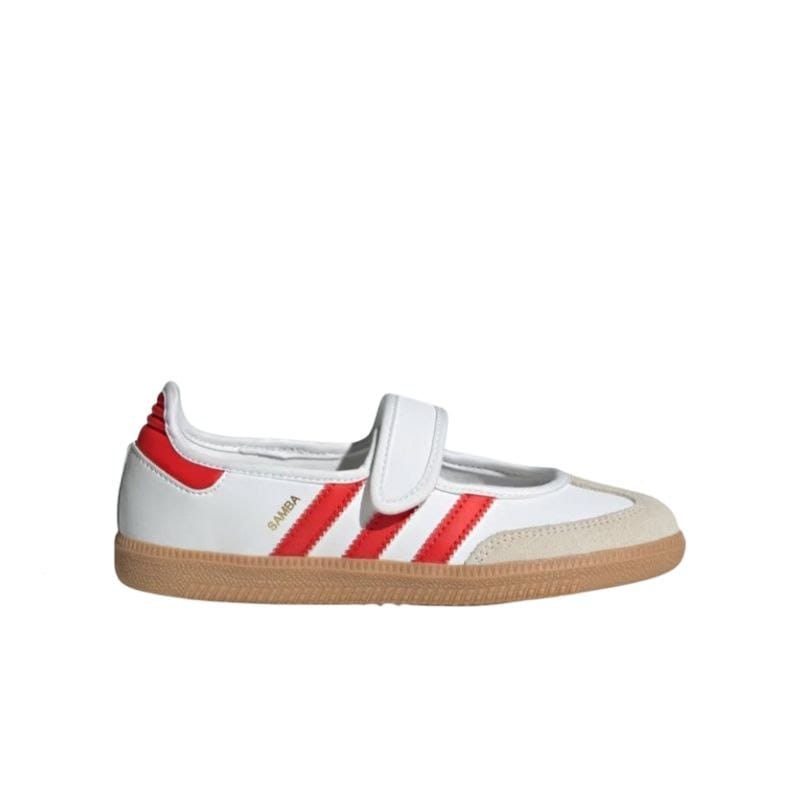 Adidas Samba Jane Shoes Kids White / Red / Gum