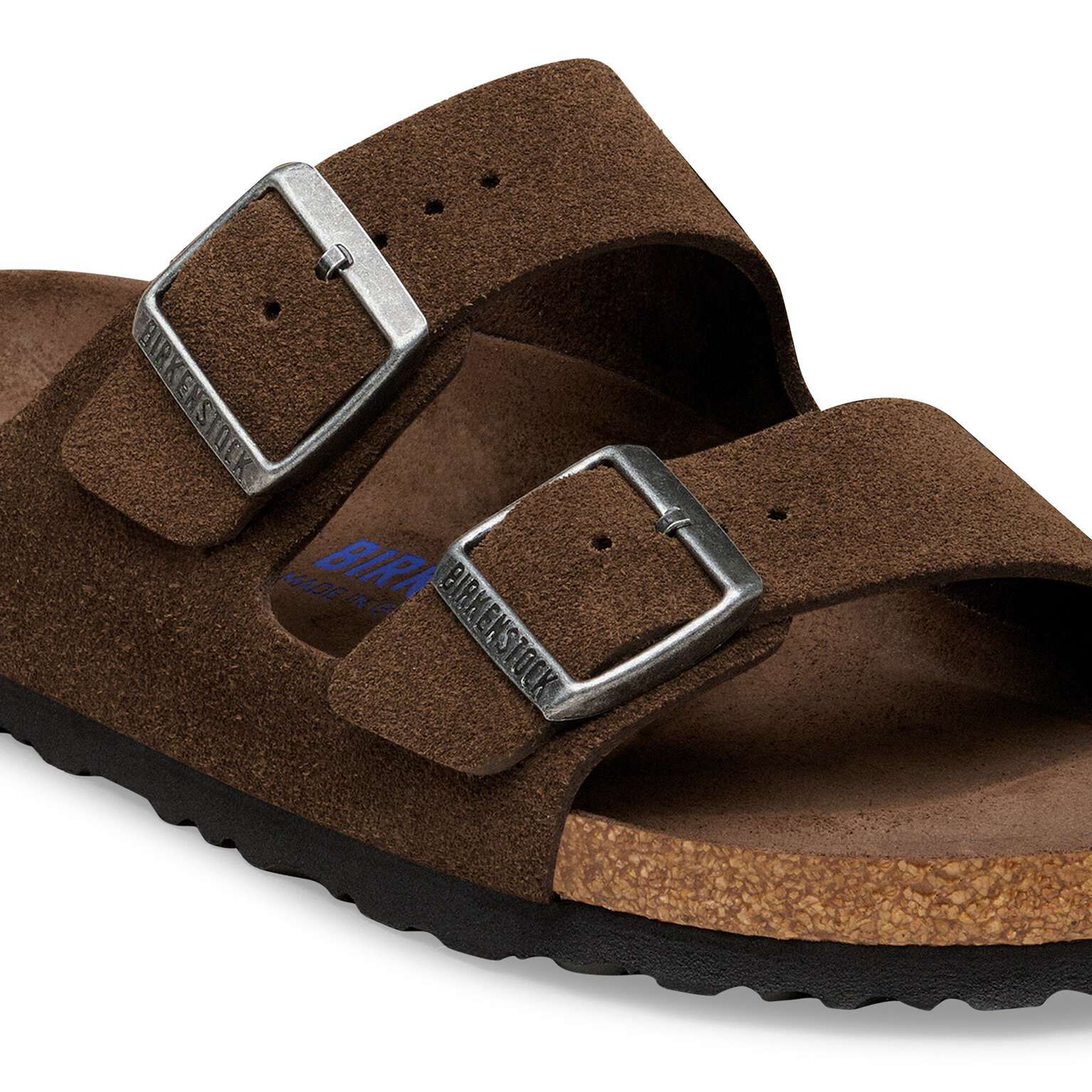 Birkenstock Arizona soft sole Suede leather Brown