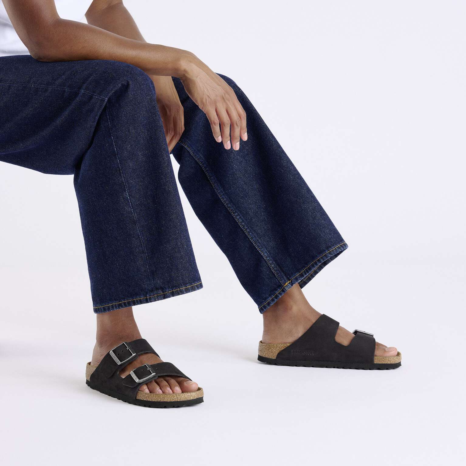 Birkenstock Arizona soft sole Nubuck leather Brown