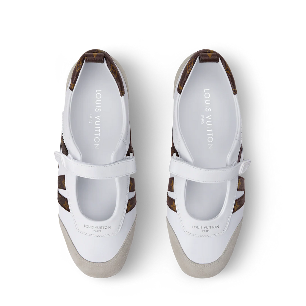 Louis Vuitton LV Sneakerina Mary Jane white