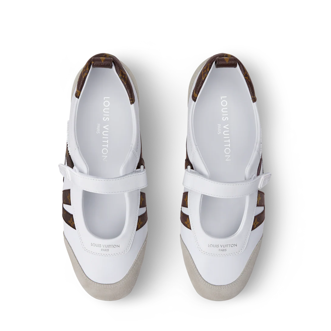Louis Vuitton LV Sneakerina Mary Jane white