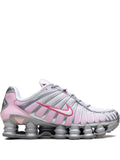 Nike Shox TL sneakers in a Metallic Platinum and Pink Foam