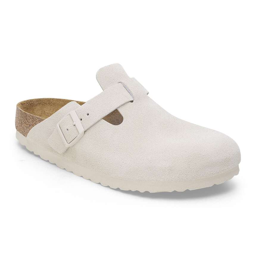 Birkenstock Boston Soft Footbed white
