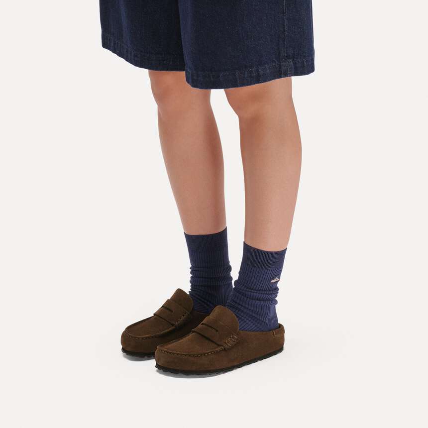 Birkenstock Naples Suede leather Brown