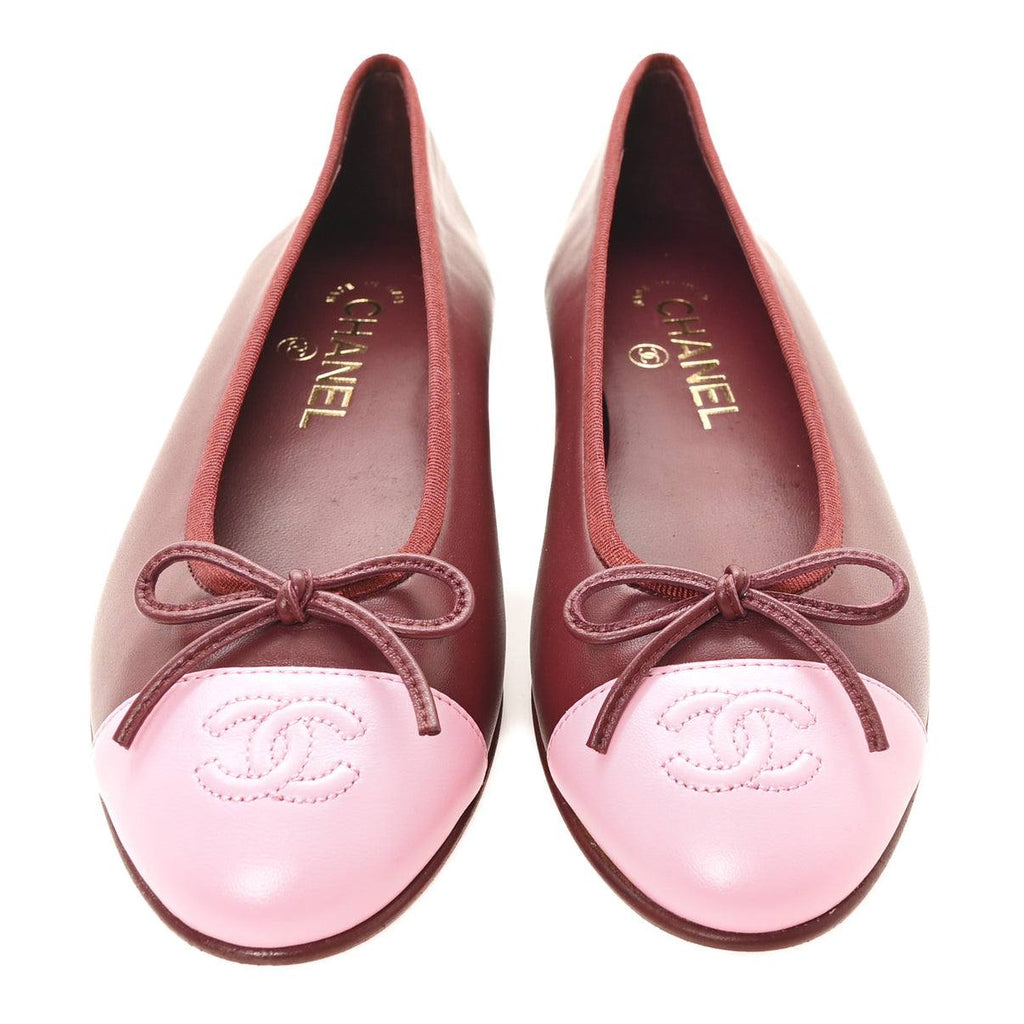 Chanel ballerines - Agneau, bordeaux