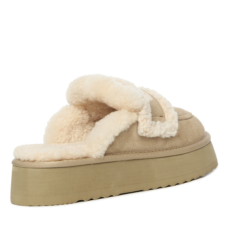 UGG Trisha Fluffy Antelope Brown