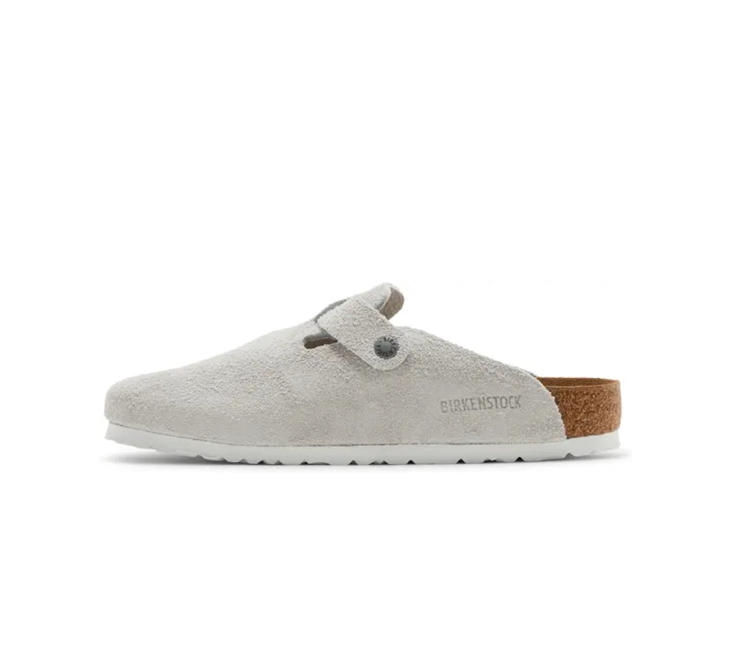Stussy X Birkenstock 
Boston Bs Retro White