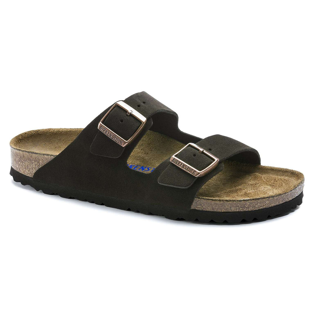 Birkenstock Arizona soft sole Suede leather Mocha coffee color