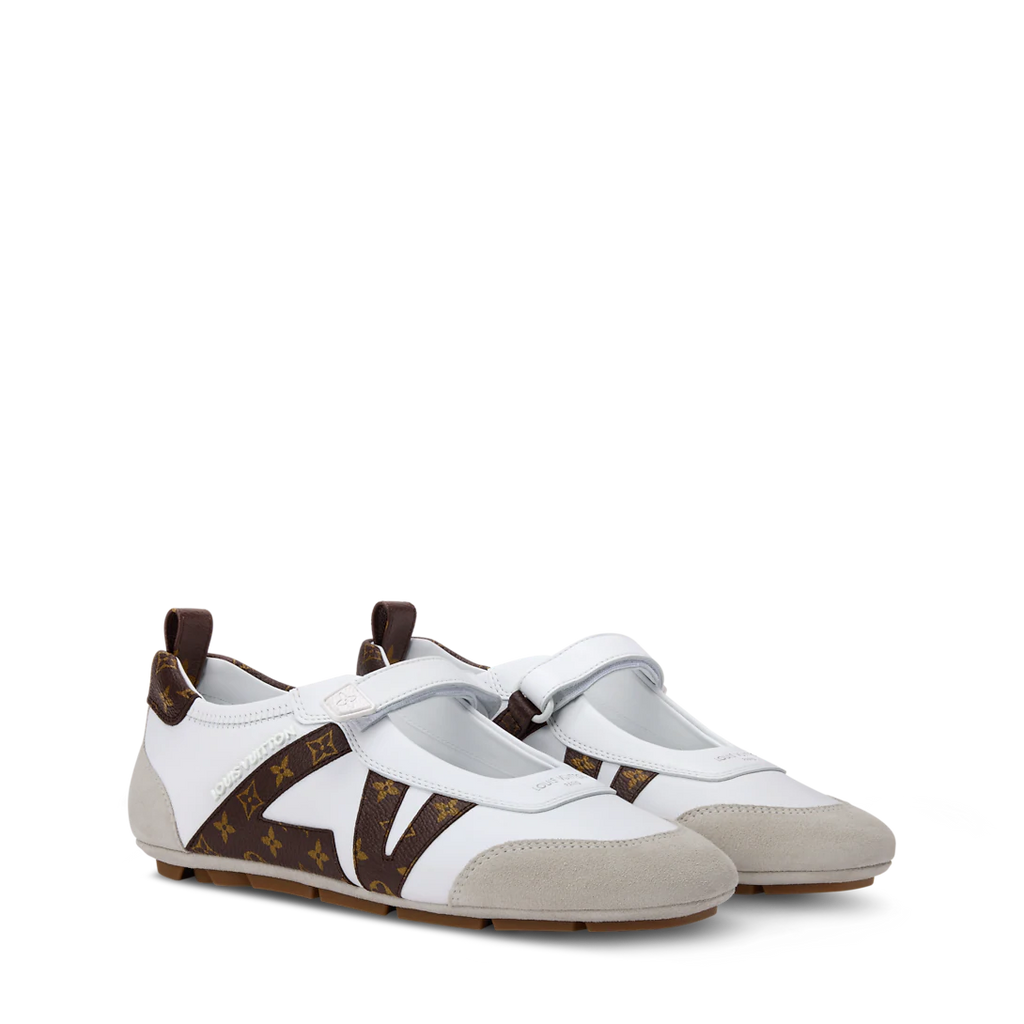 Louis Vuitton LV Sneakerina Mary Jane white