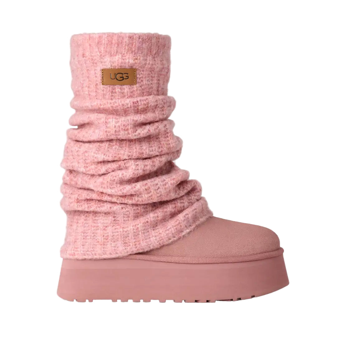 UGG Classic Mini Dipper  Legwarmer pink dawn