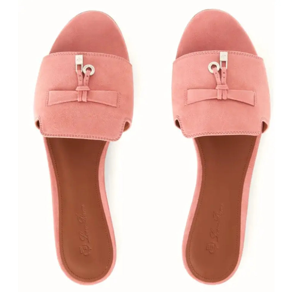 Loro piana Summer Charms Sandal Suede Goatskin