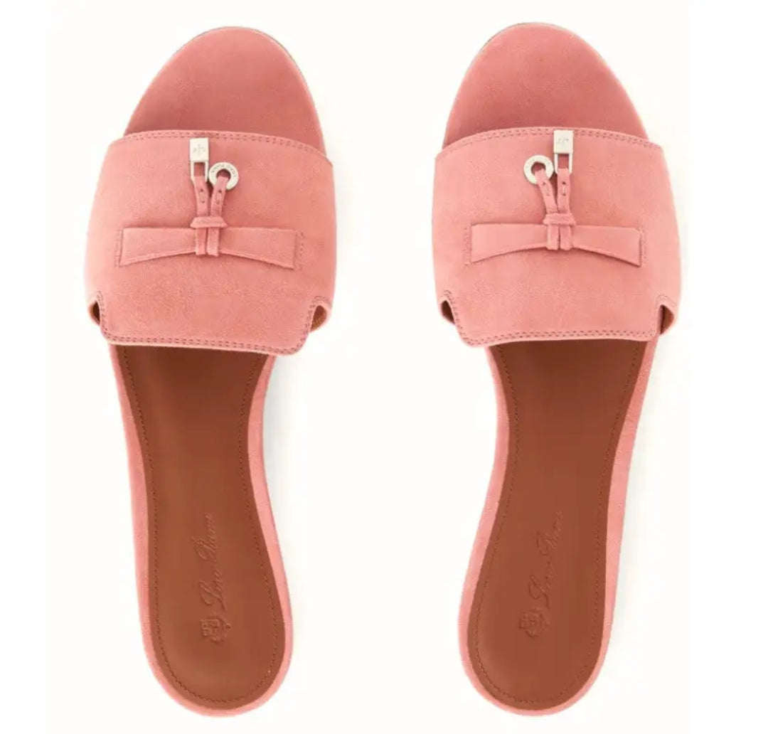Loro piana Summer Charms Sandal Suede Goatskin