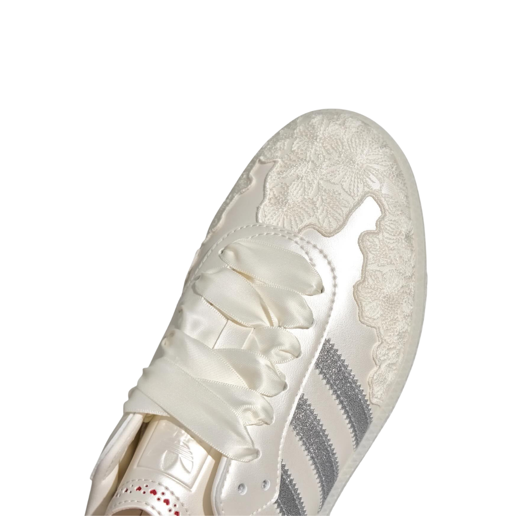 Adidas samba og chalk white silver metallic sneakers