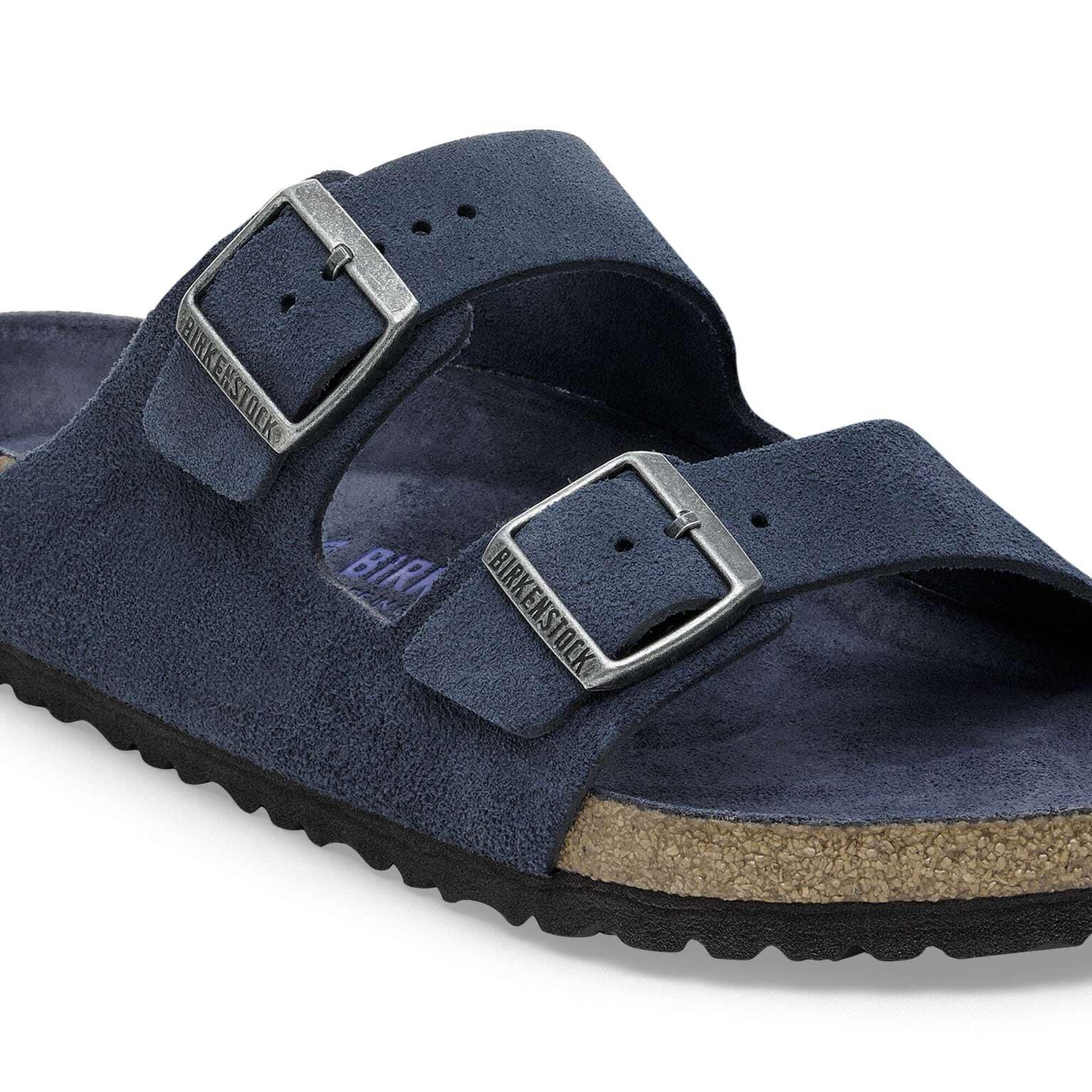 Birkenstock Arizona soft sole Suede leather New Navy Tonal