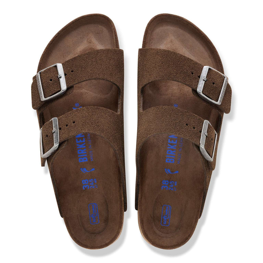 Birkenstock Arizona soft sole Suede leather Brown
