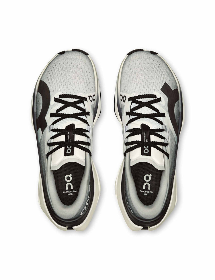 On Cloudboom Max White-Black