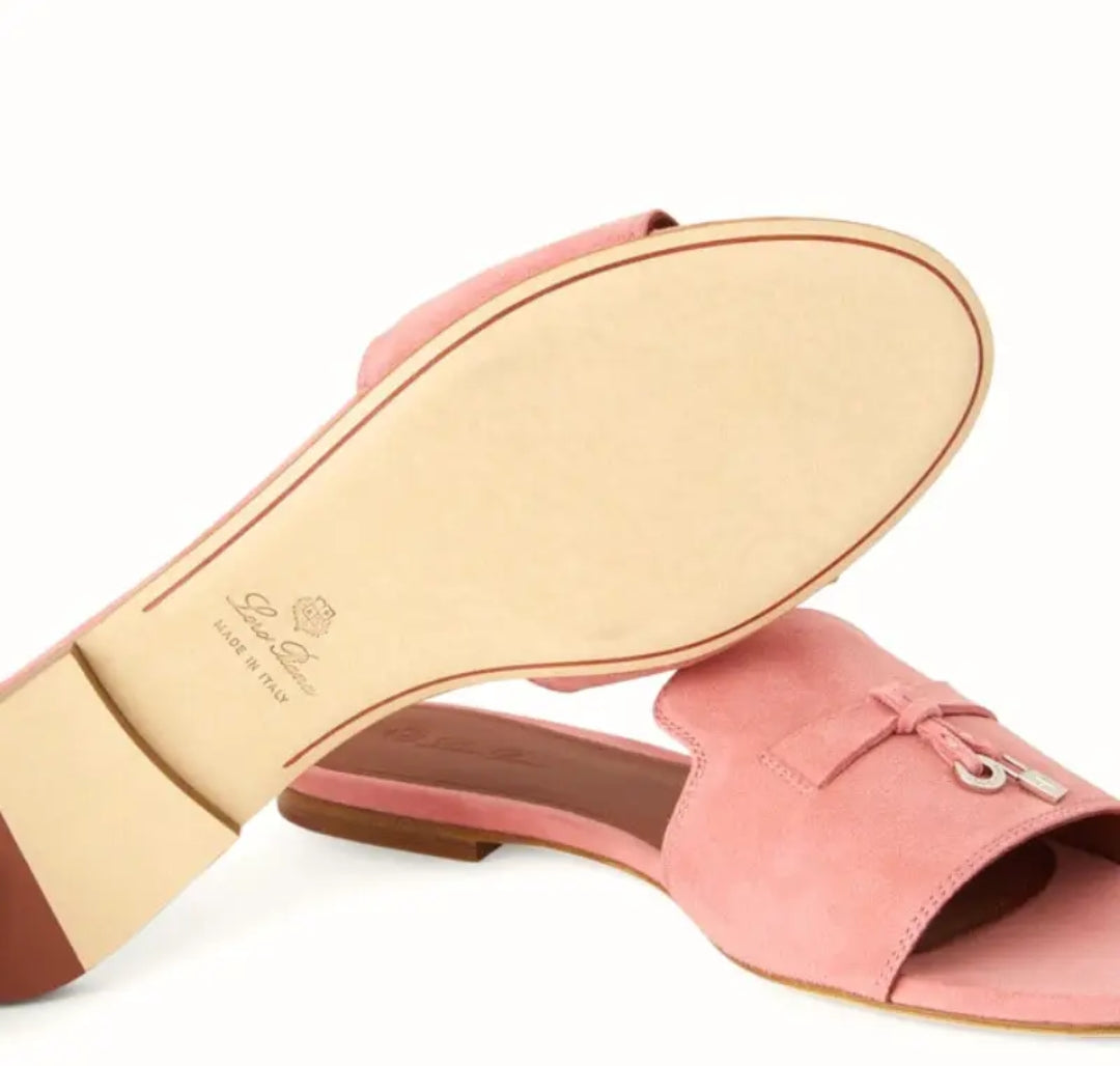 Loro piana Summer Charms Sandal Suede Goatskin