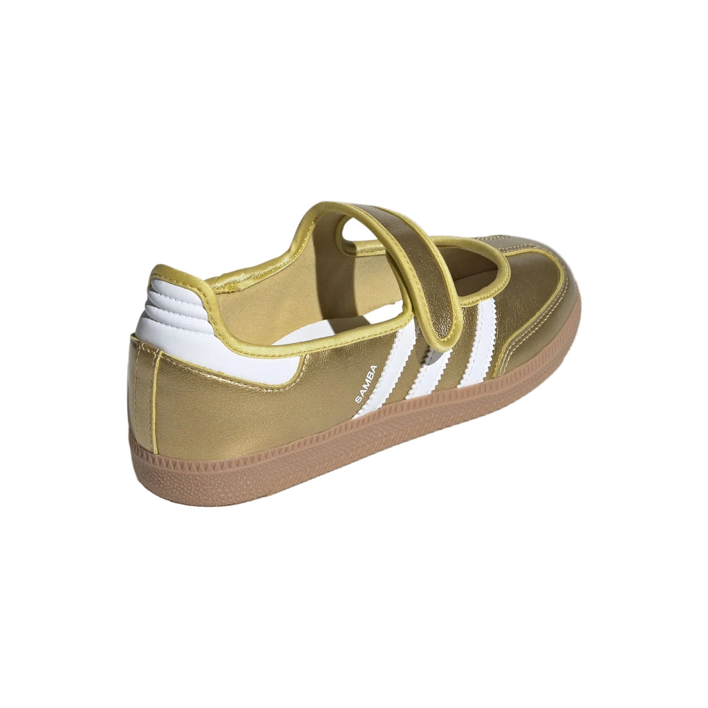 Adidas Samba Jane Shoes Gold Metallic / Cloud White / Gum